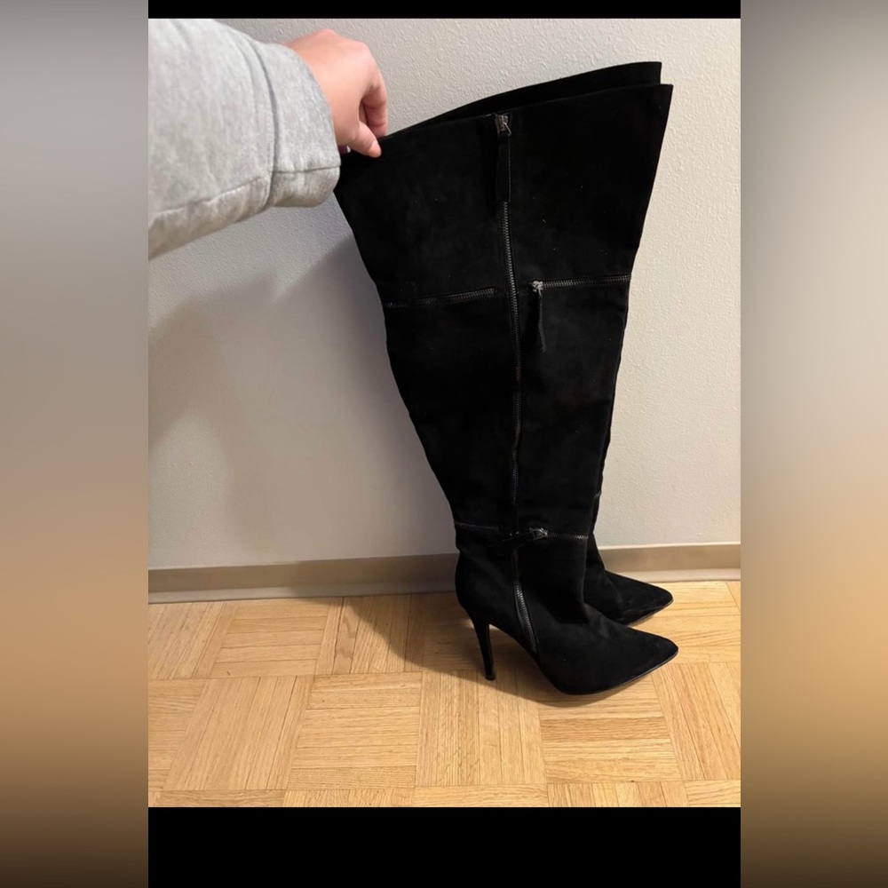 Penningtons Black Over-the-Knee Boots